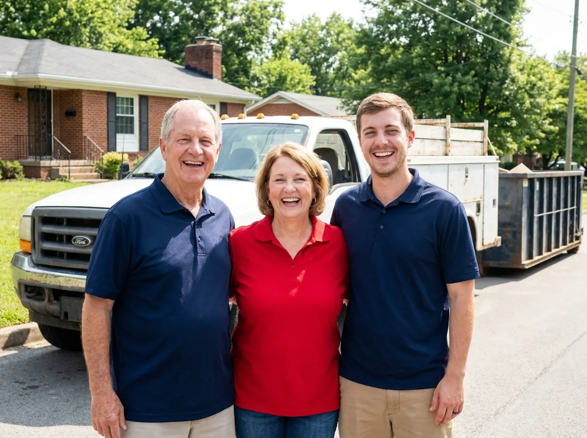 LoadAway Dumpster Rental dumpster team in Nashville, TN